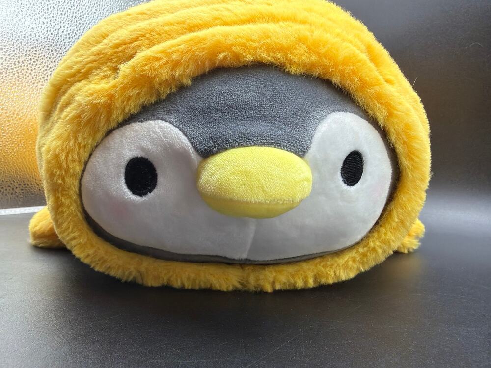 Takashoji Penguin Yellow Dinosaur Costume Plush 17” Round1 Japan 2024 Kawaii
